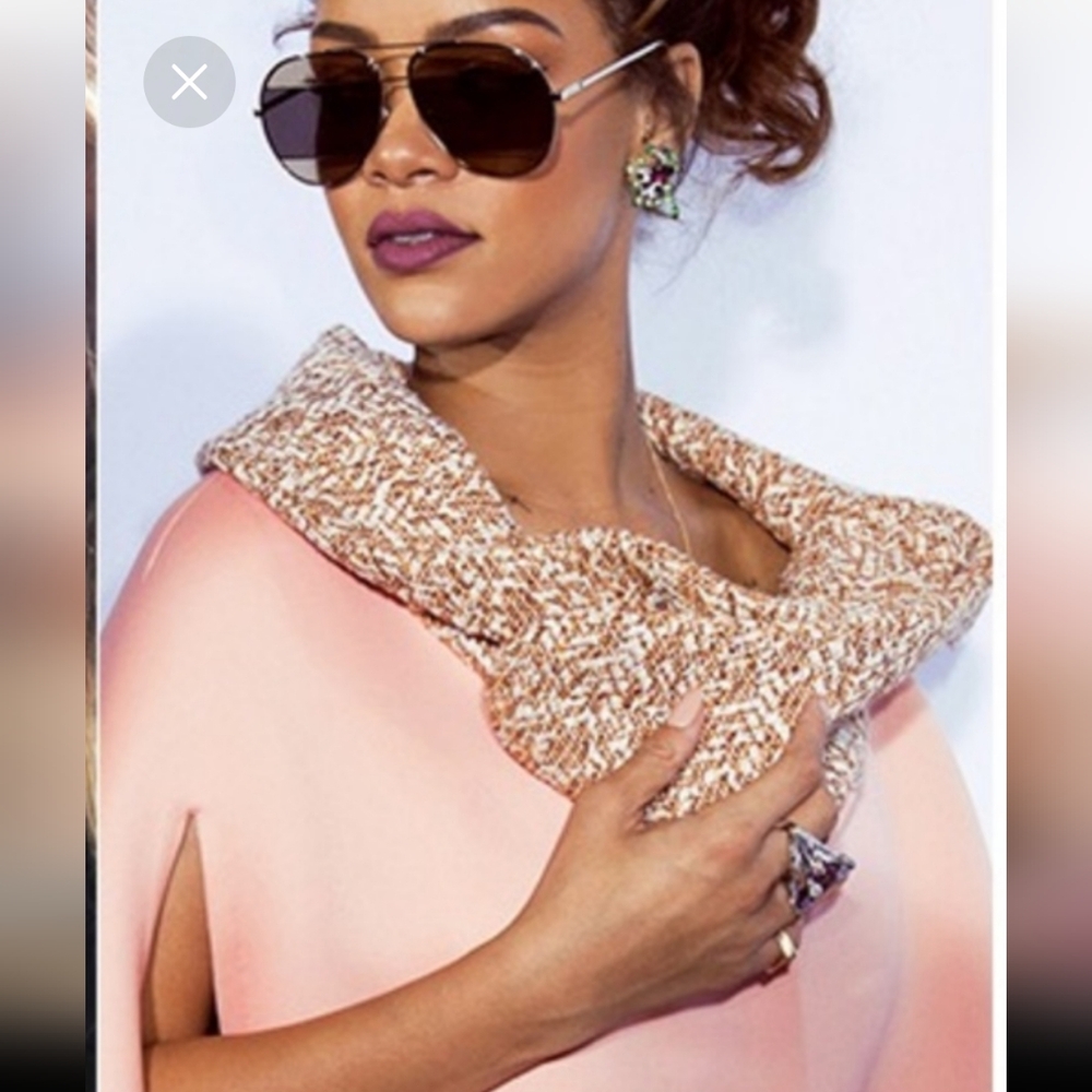 DIOR split aviator gold sunglasses unisex luxury CD logo - Picture 6 of 17